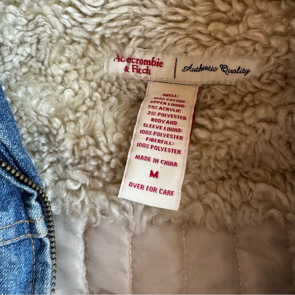 Vintage 90s Abercrombie & Fitch Jean Jacket - Picture 5 of 5